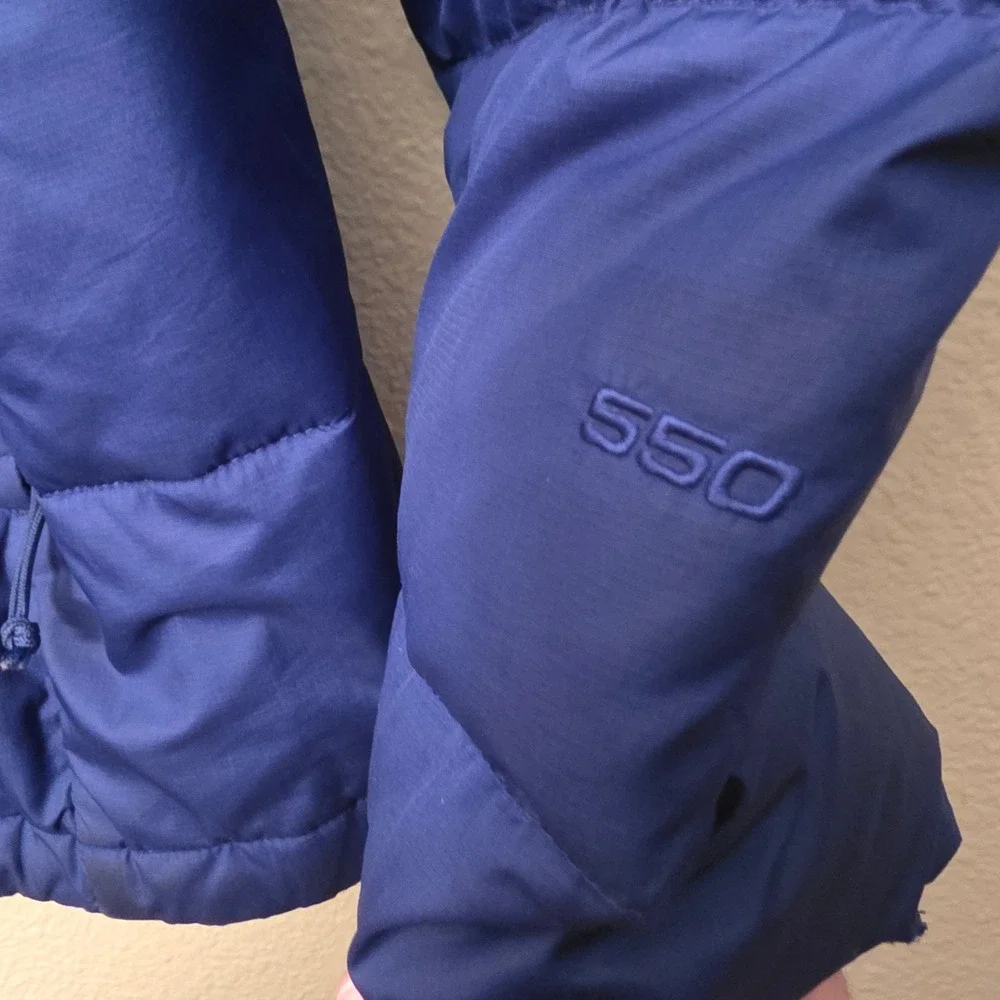 The North Face Mens Aconcagua 2 Blue 550 Down Puffer Jacket NF0A47DU Size M